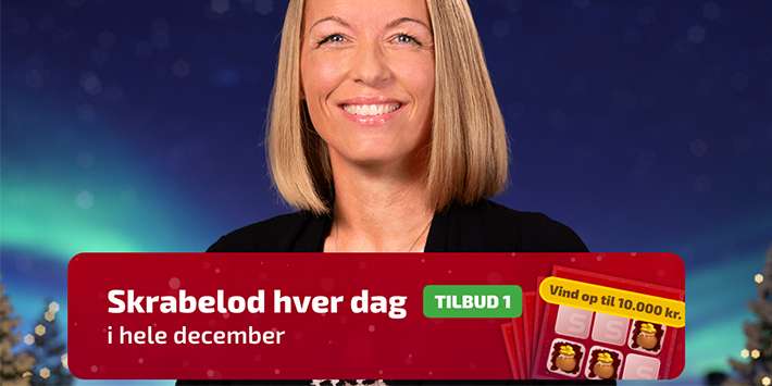 Spin lykkehjulet gratis hver dag - vind op til 25.000 kr.