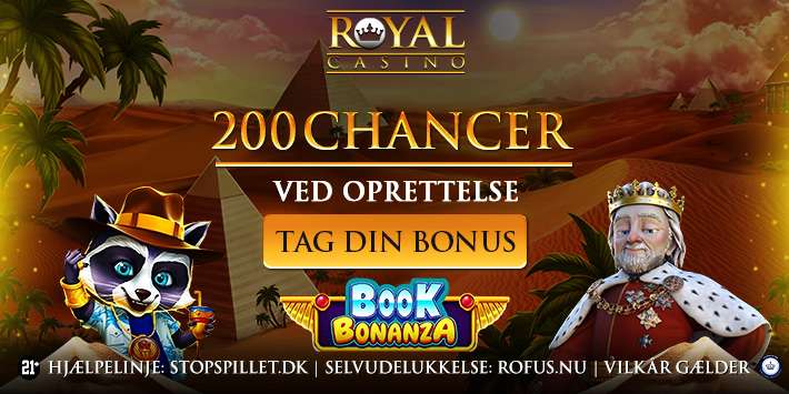 Eksklusivt: 200 Free Spins til Book Bonanza