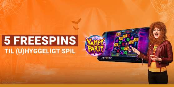 Få 5 Free Spins til Vampy Party