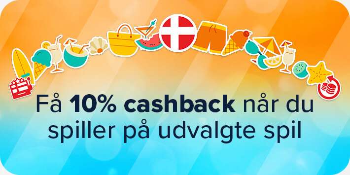 Få 10% Cashback på udvalgte spilleautomater