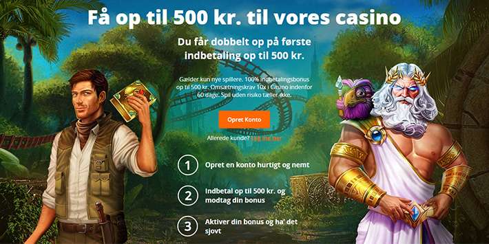 Få 500 kr. Casino Bonus på Betsson