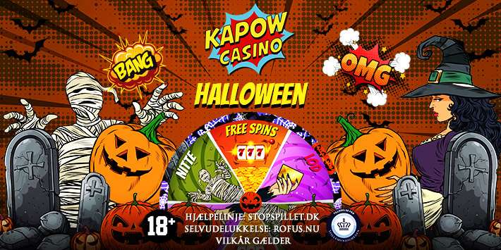 Vind uhyggelige Free Spins til Halloween på Kapow