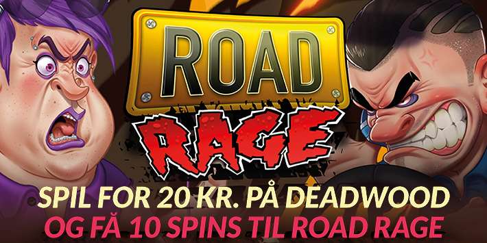 Få 10 Free Spins på Road Rage