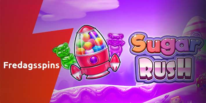 Få 100 Fredagsspins på Sugar Rush